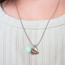 Load image into Gallery viewer, Emma Necklace - Silver Paper Airplane