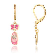 Load image into Gallery viewer, Crystal Ballet Shoes Lever Back Earrings
