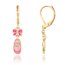 Load image into Gallery viewer, Crystal Ballet Shoes Lever Back Earrings