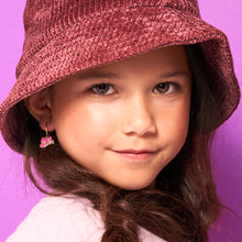 Load image into Gallery viewer, Crystal Butterfly Lever Back Earrings