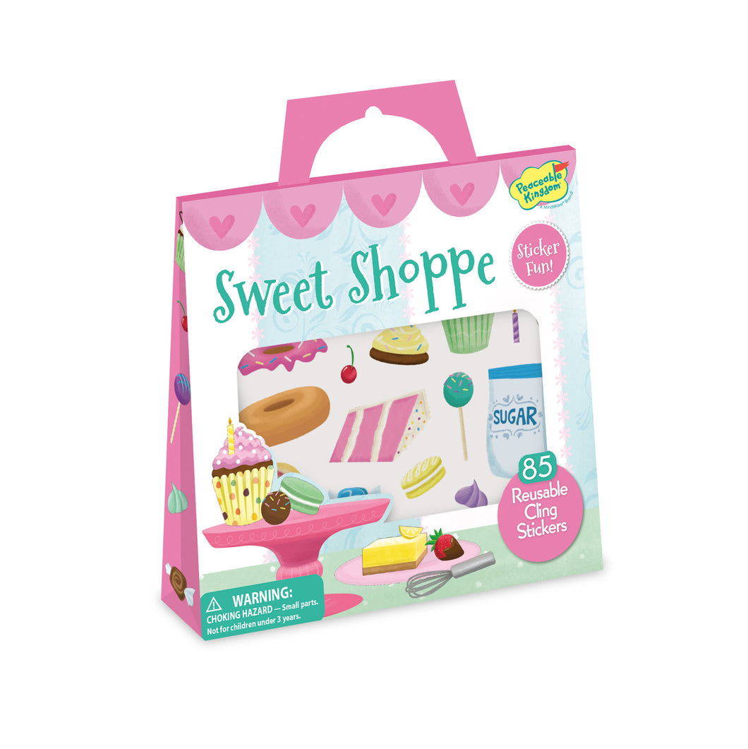 Reusable Sticker Tote - Sweet Shoppe