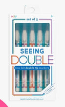 Load image into Gallery viewer, Seeing Double Fine Felt Double Tip Markers