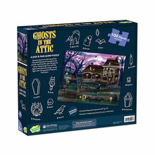 Load image into Gallery viewer, Seek & Find Glow Puzzle: Ghosts In The Attic