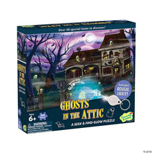 Load image into Gallery viewer, Seek & Find Glow Puzzle: Ghosts In The Attic