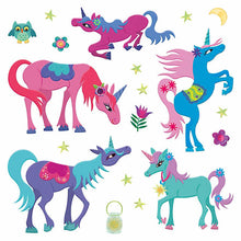 Load image into Gallery viewer, Reusable Sticker Tote - Magical Unicorns