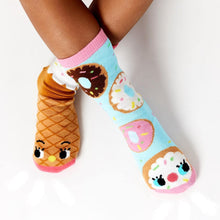 Load image into Gallery viewer, Donut & Ice Cream Collectible Mismatched Socks - Crowded Teeth Artist Series