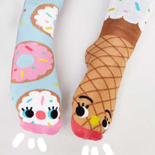 Load image into Gallery viewer, Donut & Ice Cream Collectible Mismatched Socks - Crowded Teeth Artist Series