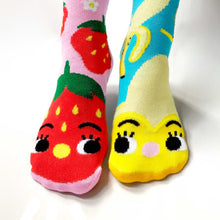 Load image into Gallery viewer, Strawberry &amp; Banana Collectible Mismatched Socks
