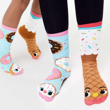 Load image into Gallery viewer, Donut & Ice Cream Collectible Mismatched Socks - Crowded Teeth Artist Series