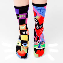 Load image into Gallery viewer, Planner & Spontaneous Collectible Mismatched Socks