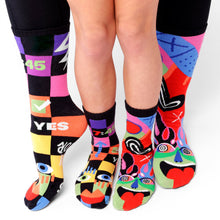 Load image into Gallery viewer, Planner & Spontaneous Collectible Mismatched Socks