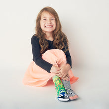 Load image into Gallery viewer, Peacock & Elephant Kids Collectible Mismatched Socks