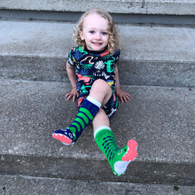 Load image into Gallery viewer, T-Rex & Triceratops Collectible Mismatched Socks