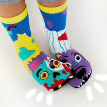 Load image into Gallery viewer, Zombie & Werewolf Collectible Mismatched Socks