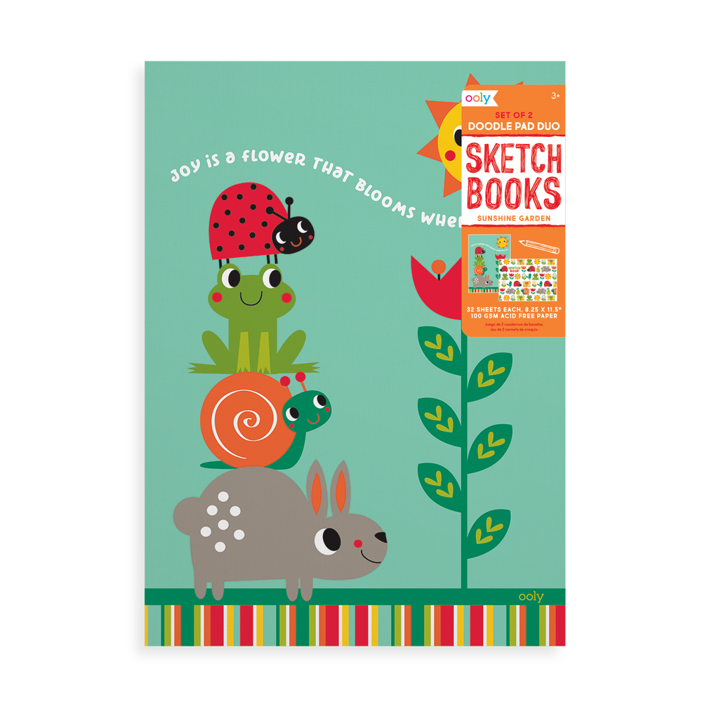 Doodle Pad Duo Sketchbooks - Sunshine Garden