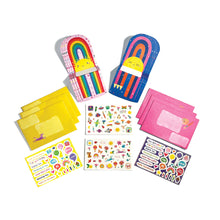 Load image into Gallery viewer, Tiny Tadas! Note Cards and Sticker Set - Hello Rainbows
