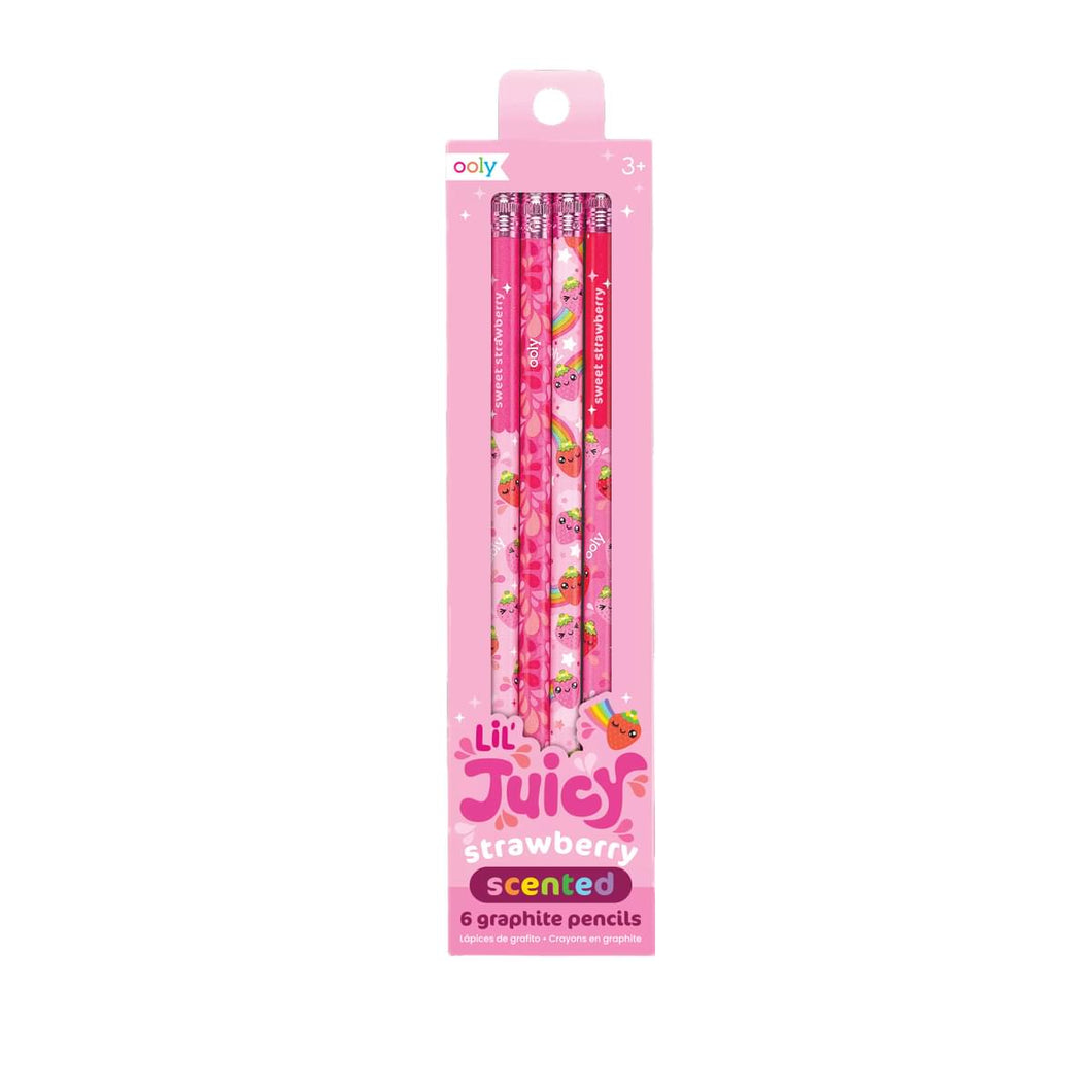 Lil Juicy Scented Graphite Pencils - Strawberry