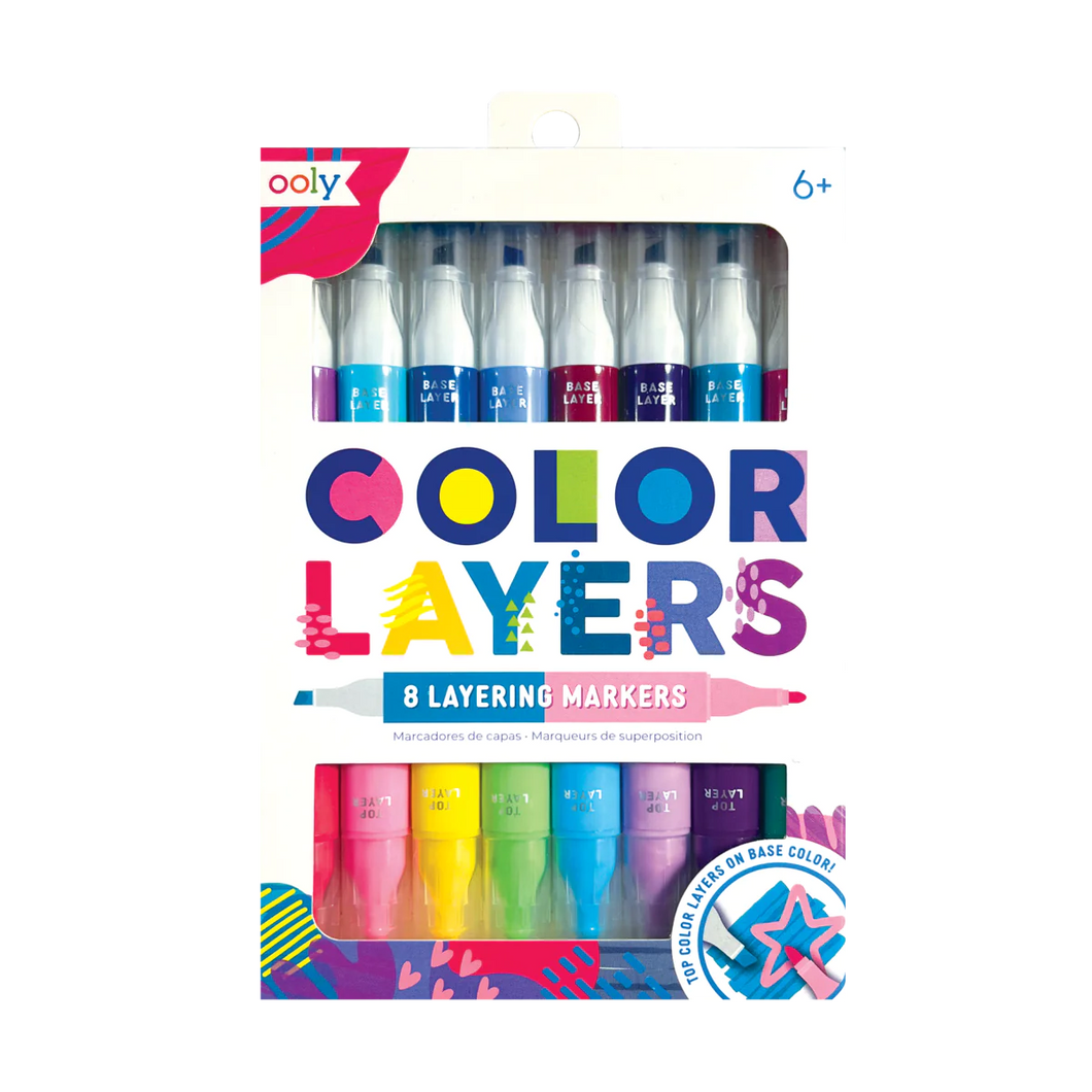 Color Layers Double Ended Layering Markers