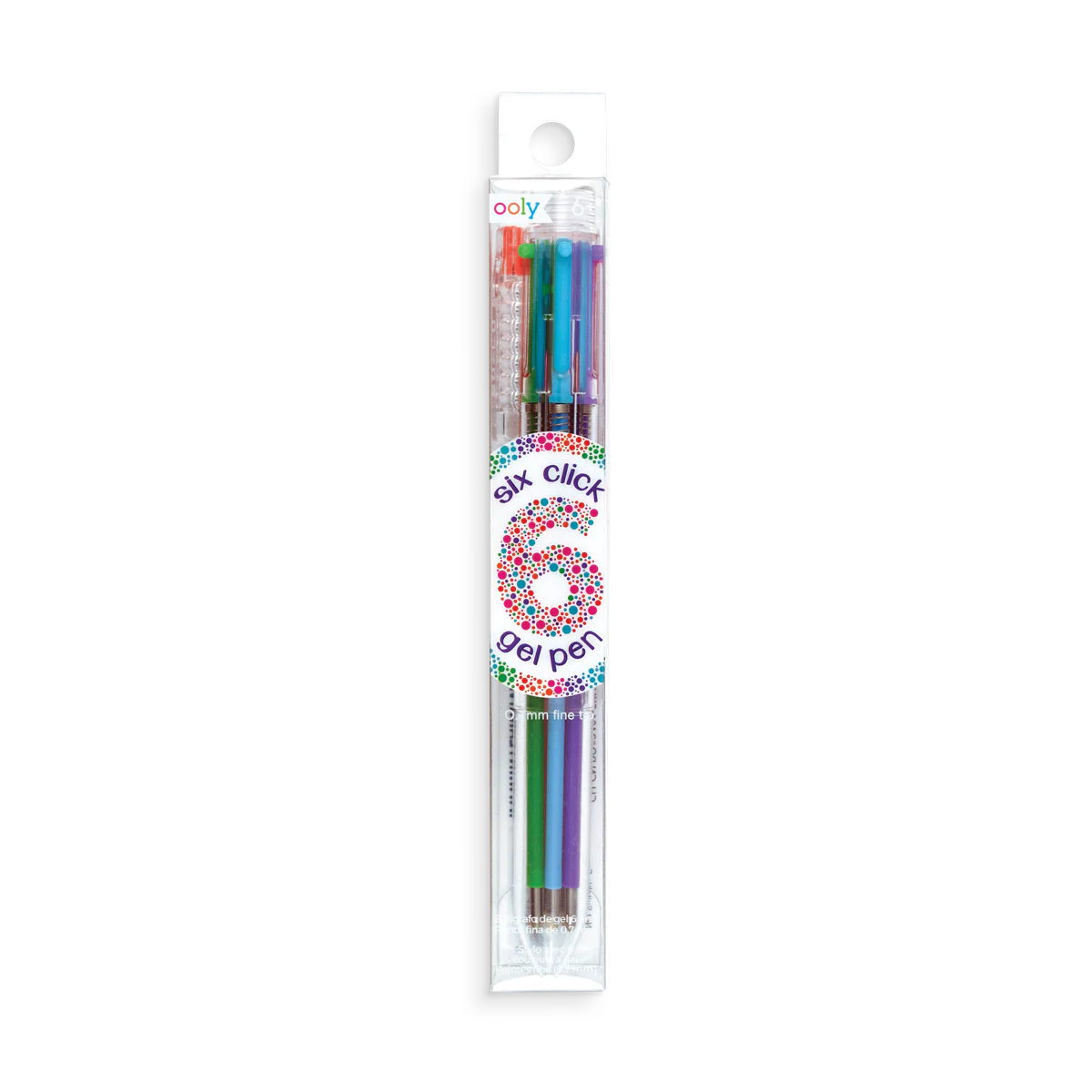6 Click Colored Gel Pen - Classic