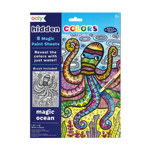 Load image into Gallery viewer, Hidden Colors Magic Paint Sheets - Magic Ocean
