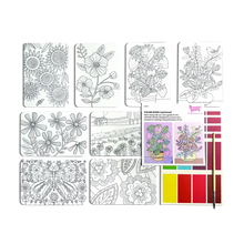 Load image into Gallery viewer, Scenic Hues DIY Watercolor Art Kit - Flowers and Gardens
