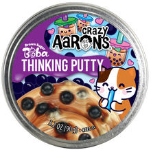 Load image into Gallery viewer, Brown Sugar Boba 4&quot; Thinking Putty
