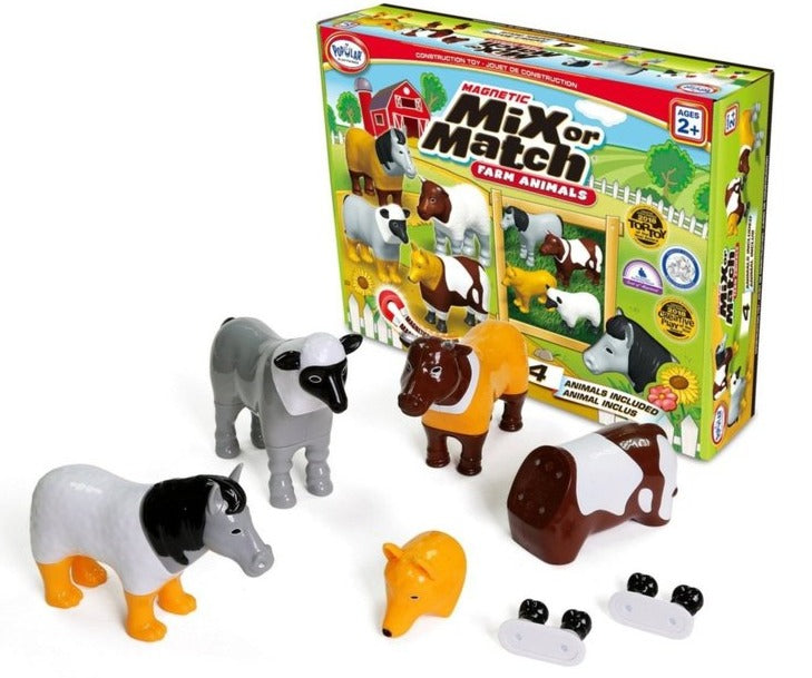 Magnetic Mix or Match Farm Animals