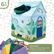 Load image into Gallery viewer, Sensory Sprouts: Peek &amp; Pull Tissue Scarf
