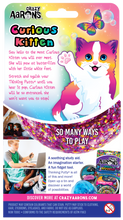 Load image into Gallery viewer, Curious Kitten Putty Pets 4&quot; Thinking Putty
