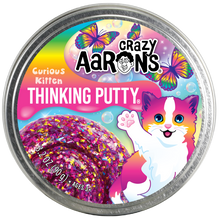 Load image into Gallery viewer, Curious Kitten Putty Pets 4&quot; Thinking Putty
