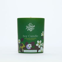 Load image into Gallery viewer, Lavender, Rosemary, Thyme &amp; Mint Soy Candle (210g)
