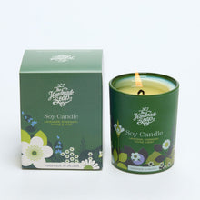 Load image into Gallery viewer, Lavender, Rosemary, Thyme &amp; Mint Soy Candle (210g)
