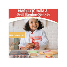 Load image into Gallery viewer, Magnetic Build &amp; Grill Burger Set
