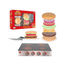Load image into Gallery viewer, Magnetic Build &amp; Grill Burger Set
