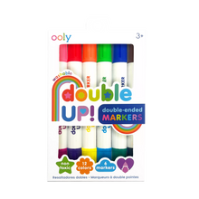 Load image into Gallery viewer, Double Up! Double-Ended Markers - set of 6
