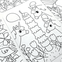 Load image into Gallery viewer, Undercover Art Hidden Patterns Coloring Activity - Unicorn Friends
