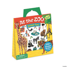 Load image into Gallery viewer, Reusable Sticker Tote - At The Zoo
