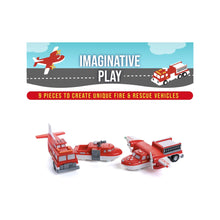 Load image into Gallery viewer, Magnetic Mix or Match Vehicles - Fire &amp; Rescue
