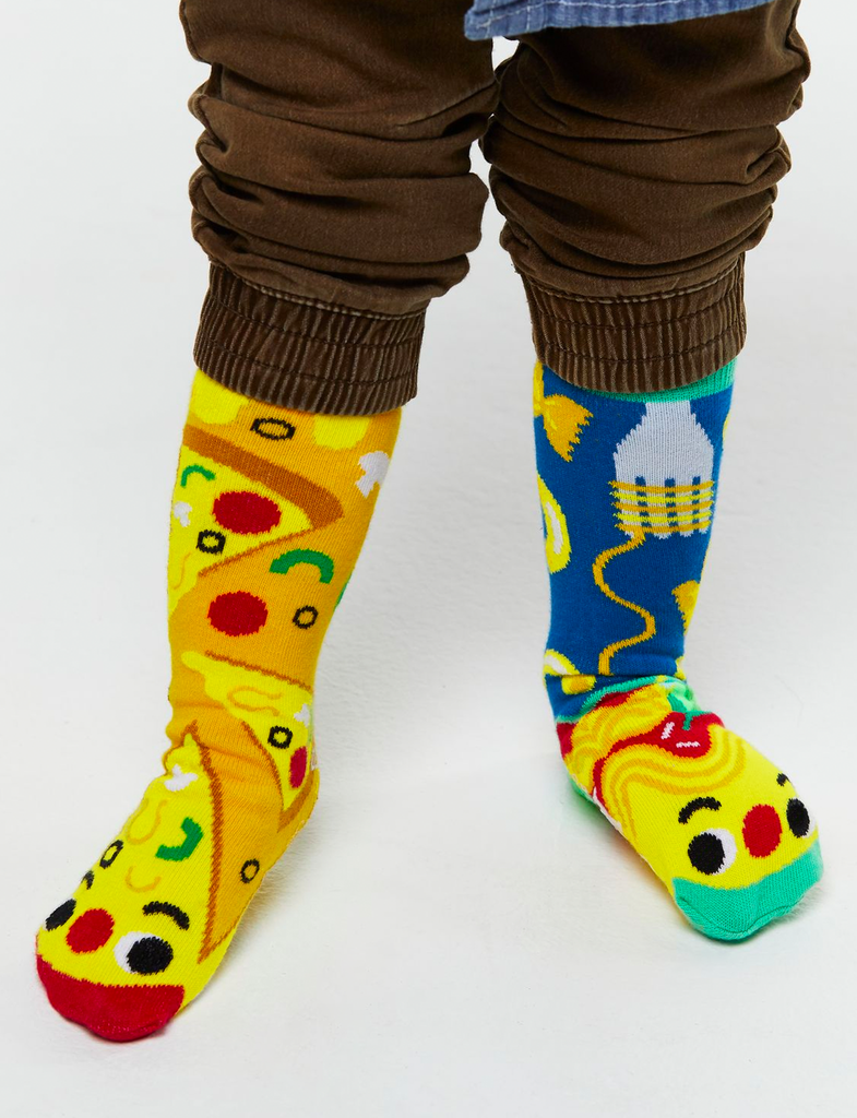 Pizza & Pasta Socks - Kids (lg)