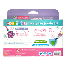 Load image into Gallery viewer, Creatibles: Air Dry Clay Jewelry Kit - Blissful Blooms
