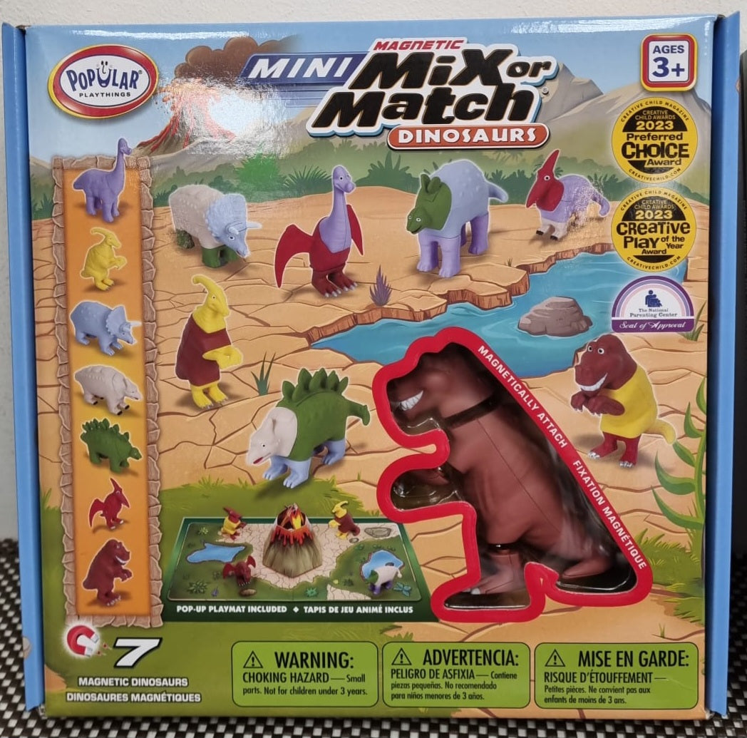 MINI Magnetic Mix or Match Animals - Dinosaurs Deluxe