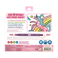 Load image into Gallery viewer, Make No Mistake! Glittery Erasable Markers (Set of 12)
