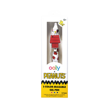 Load image into Gallery viewer, OLxPeanuts 3-Color Erasable Gel Pen
