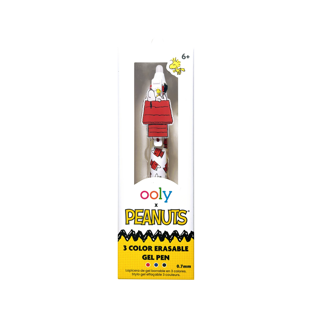 OLxPeanuts 3-Color Erasable Gel Pen