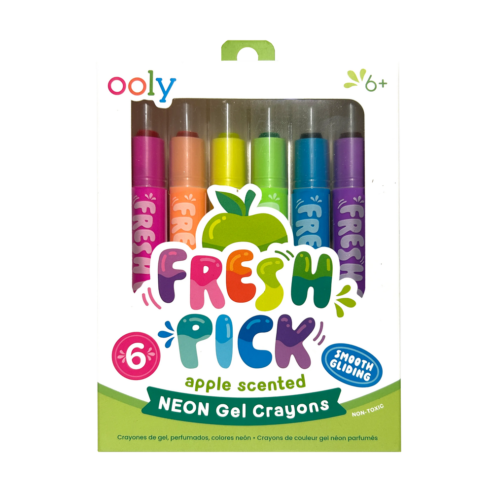 Fresh Pick: Apple Scented Neon Gel Crayons