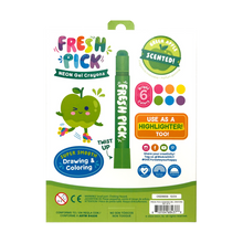 Load image into Gallery viewer, Fresh Pick: Apple Scented Neon Gel Crayons
