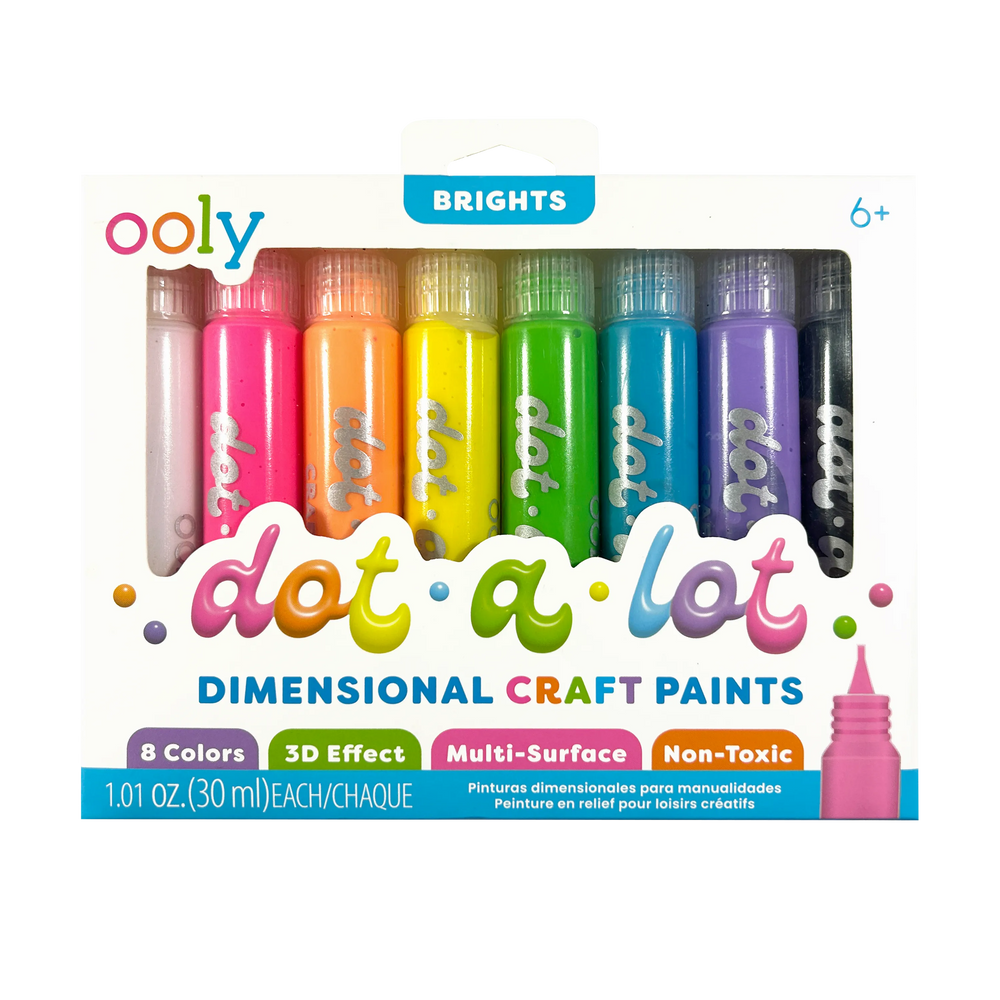 Dot-A-Lot Dimensional Craft Paints: Brights