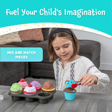 Load image into Gallery viewer, Magnetic Bake &amp; Play Cupcake Set
