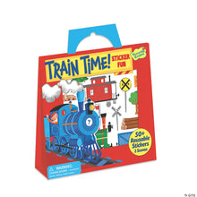 Load image into Gallery viewer, Reusable Sticker Tote - Train Time!
