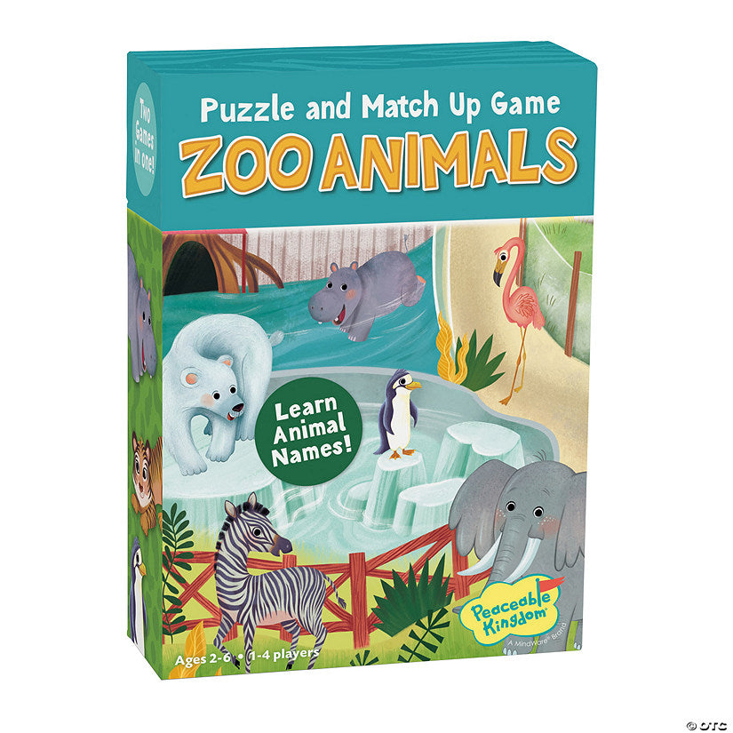 Match Up - Animals At The Zoo